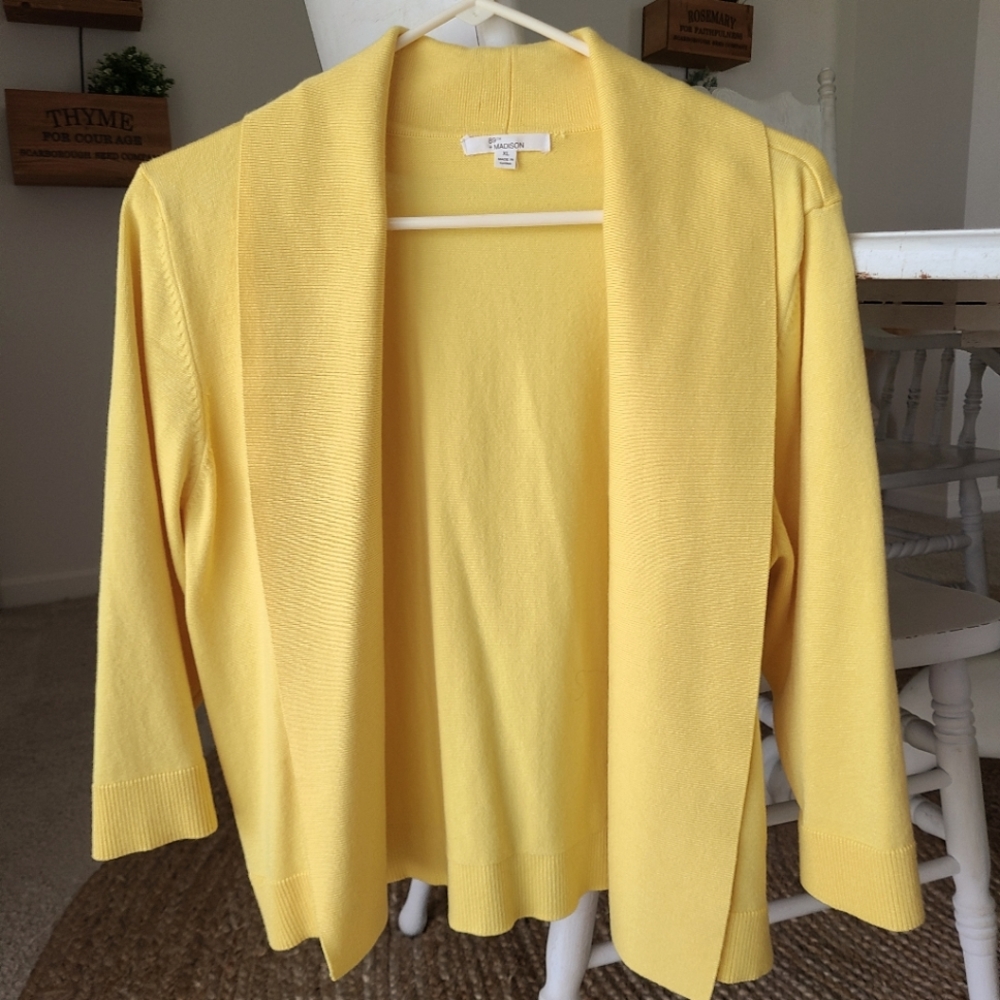 Open front cardigan